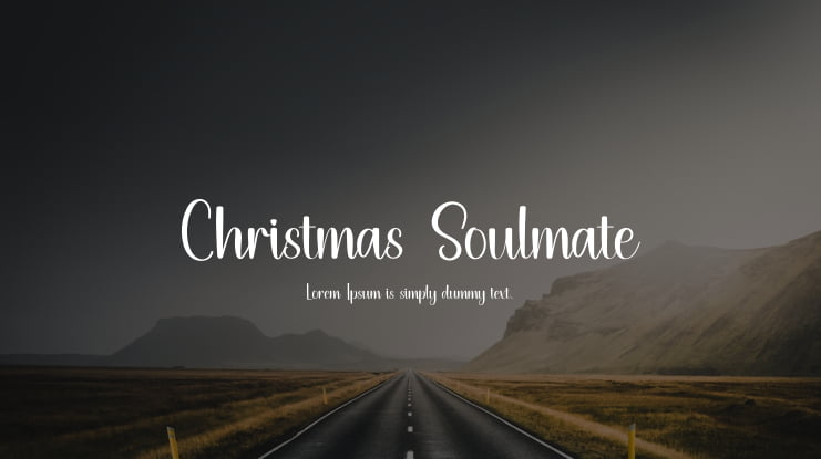 Christmas Soulmate Font