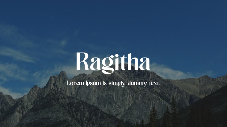 Ragitha Font