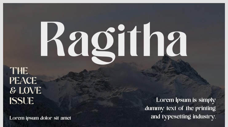 Ragitha Font
