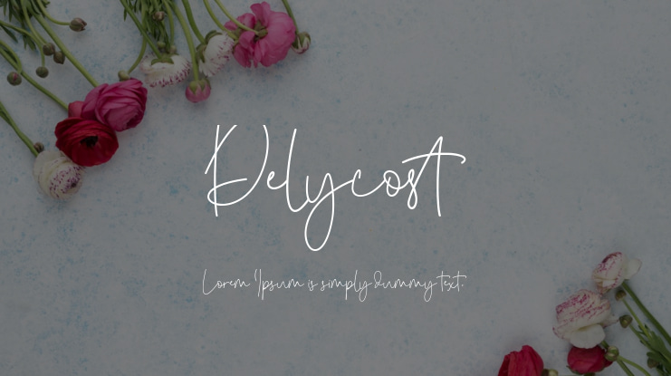 Delycost Font