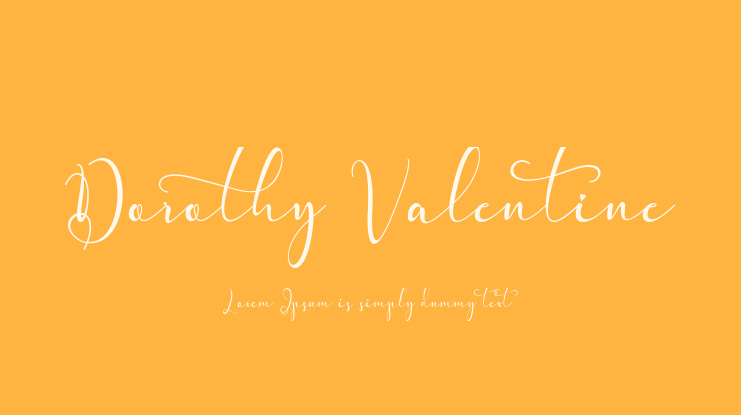 Dorothy Valentine Font