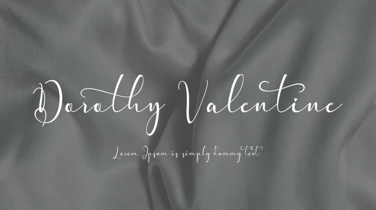 Dorothy Valentine Font