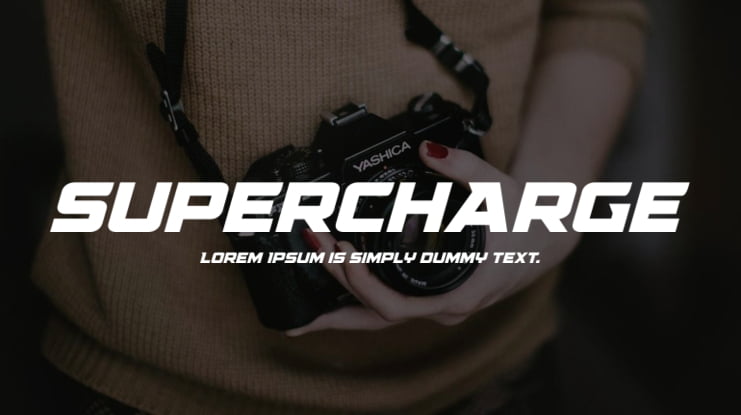 Supercharge Font Family