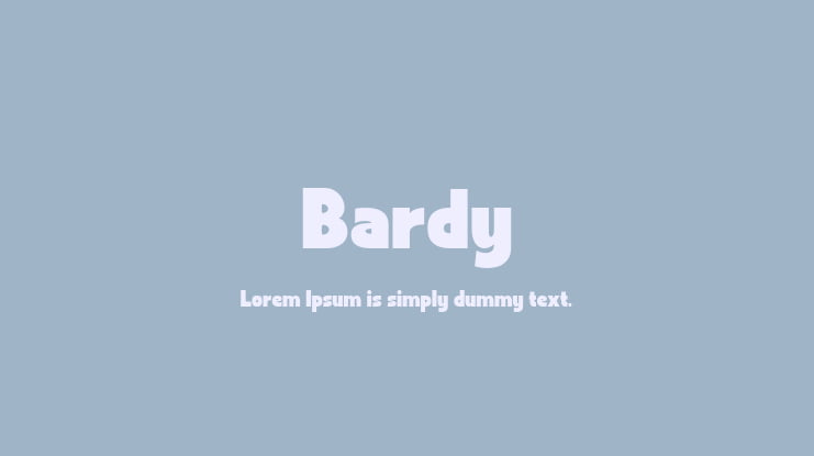 Bardy Font