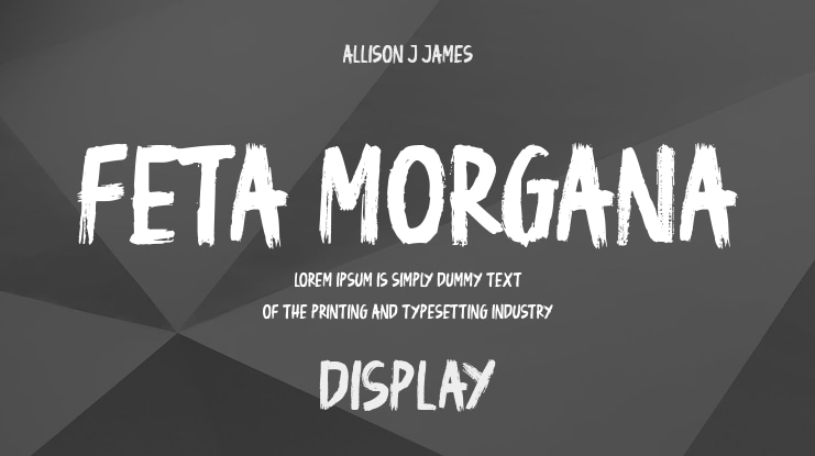 Feta Morgana Font