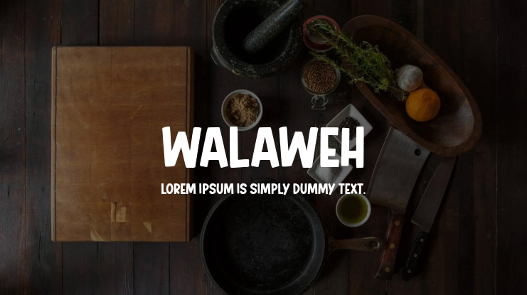 Walaweh Font