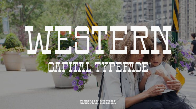 Western Capital Font Family