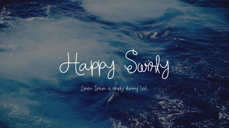 Happy Swirly Font