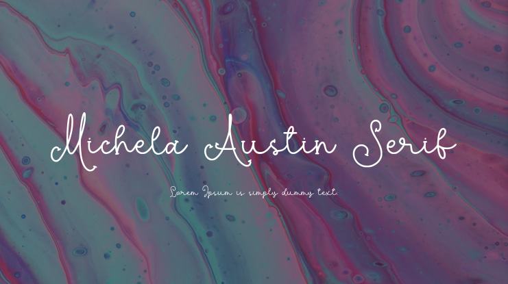 Michela Austin Serif Font