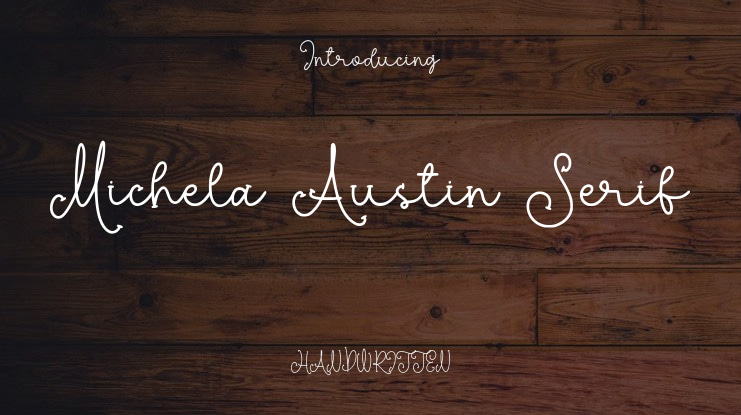 Michela Austin Serif Font