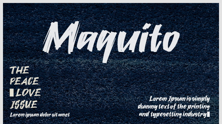 Maquito Font