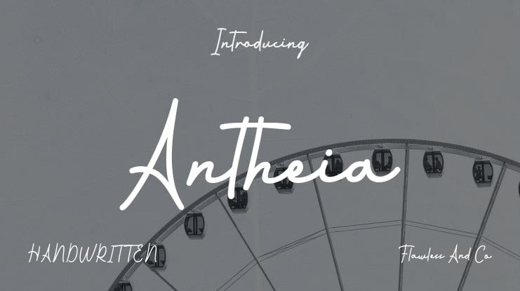 Antheia Font