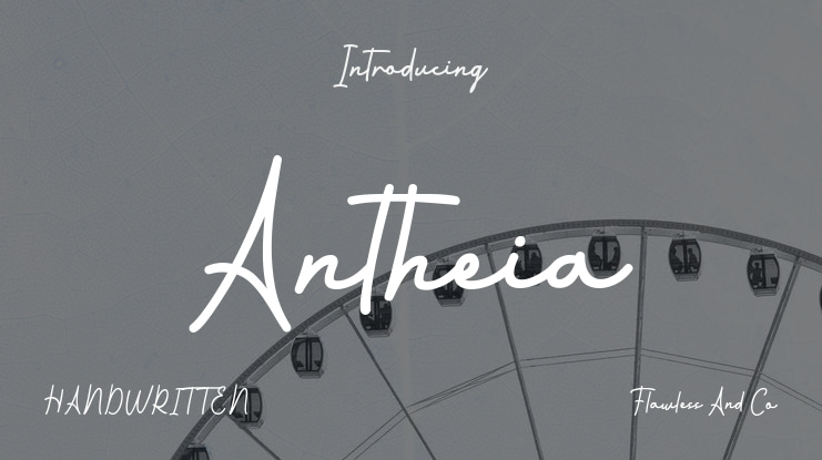 Antheia Font