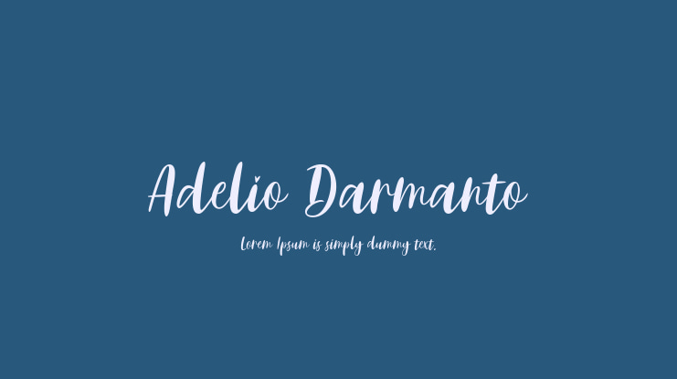 Adelio Darmanto Font