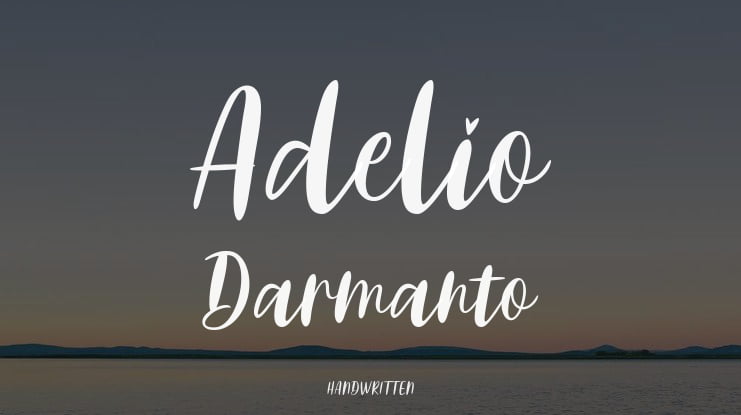 Adelio Darmanto Font