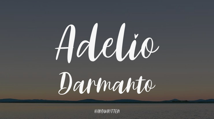 Adelio Darmanto Font