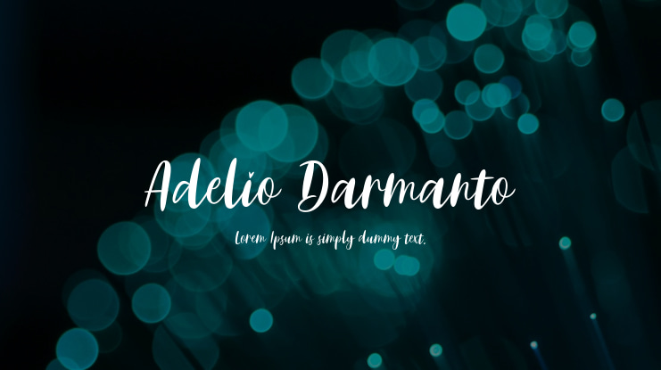 Adelio Darmanto Font