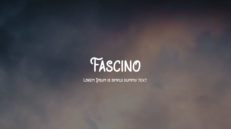 Fascino Font