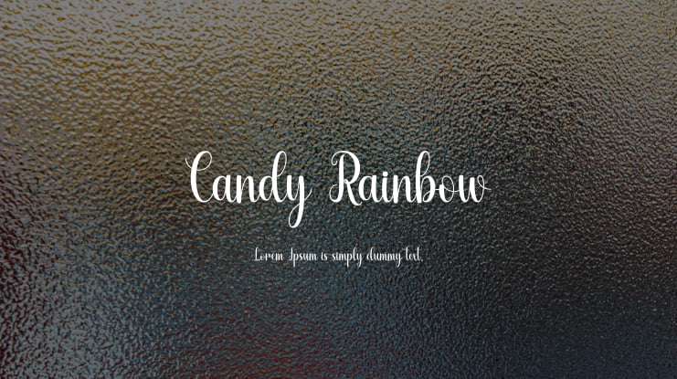 Candy Rainbow Font