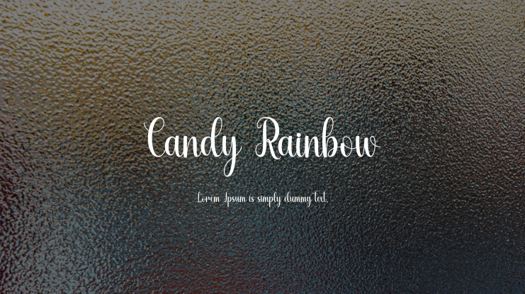 Candy Rainbow Font