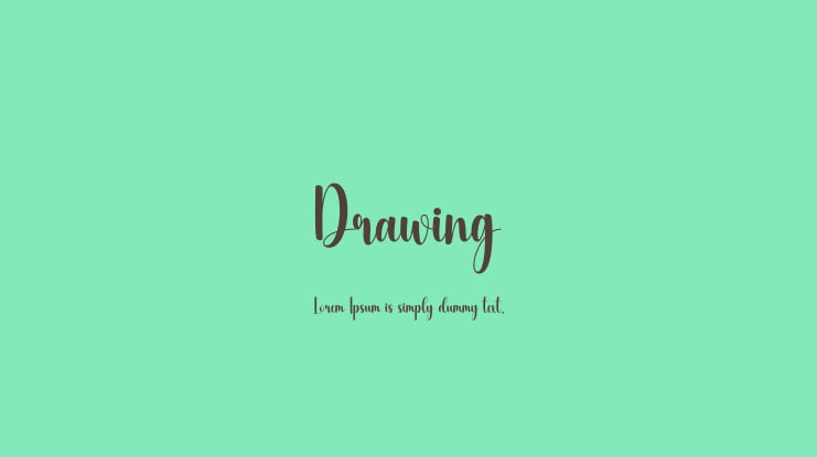 Drawing Font