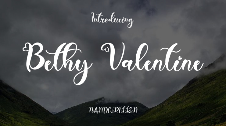 Bethy Valentine Font