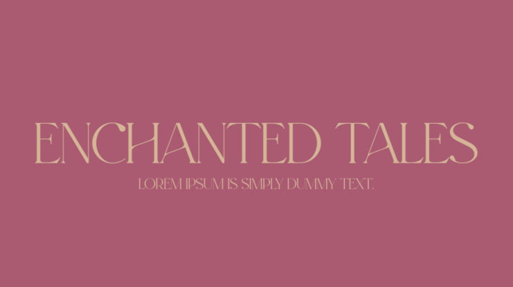 Enchanted Tales Font