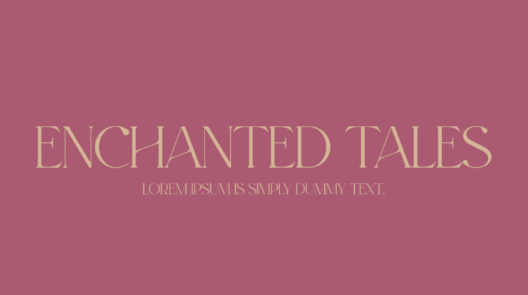 Enchanted Tales Font