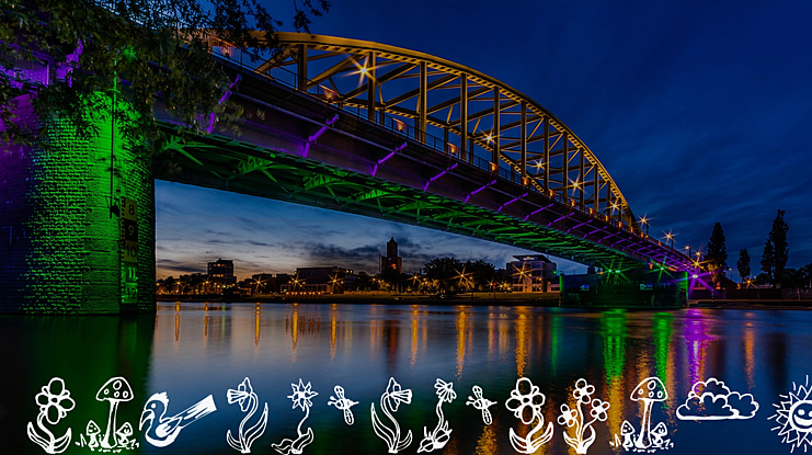 Garden Dingbats Font