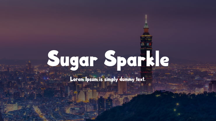 Sugar Sparkle Font