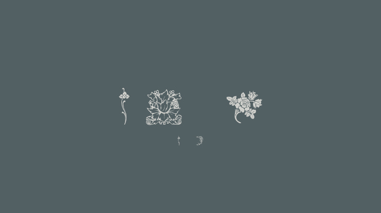 LP Flowers 1 Font