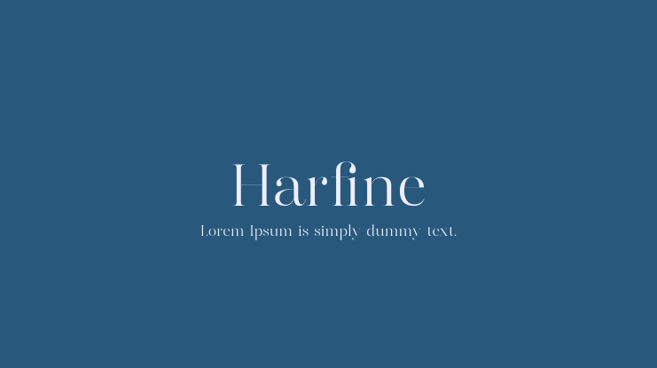 Harfine Font