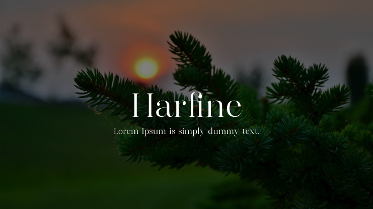 Harfine Font