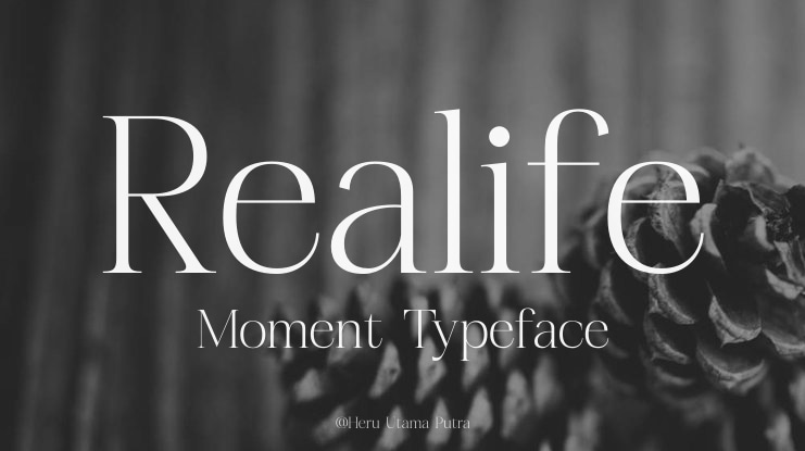 Realife Moment Font