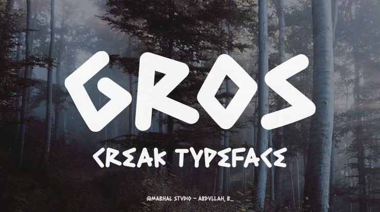 Gros Creak Font