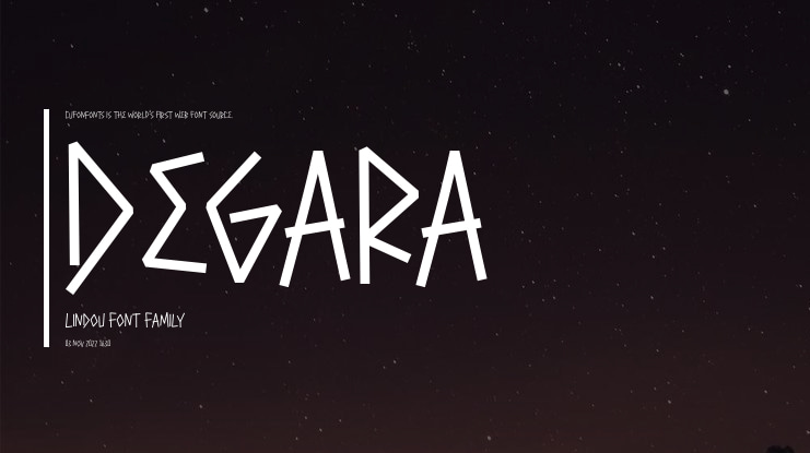 Degara Lindou Font