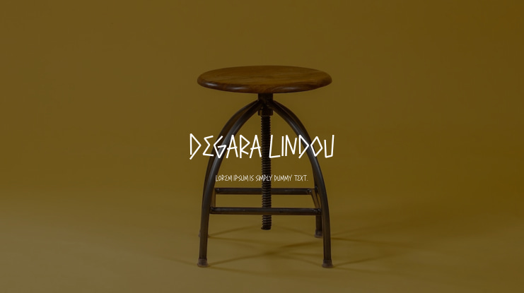 Degara Lindou Font