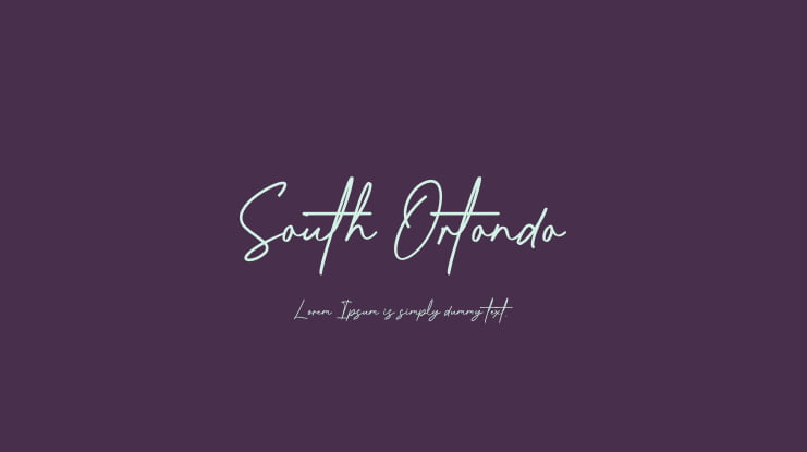 South Ortondo Font