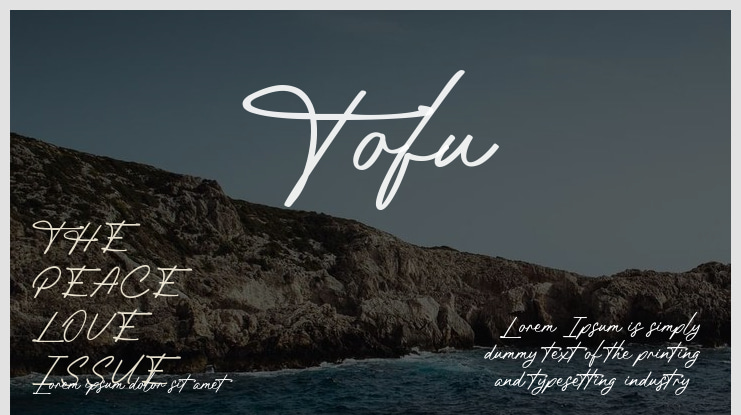 Tofu Font