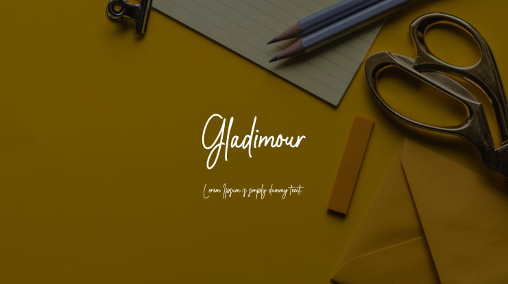 Gladimour Font