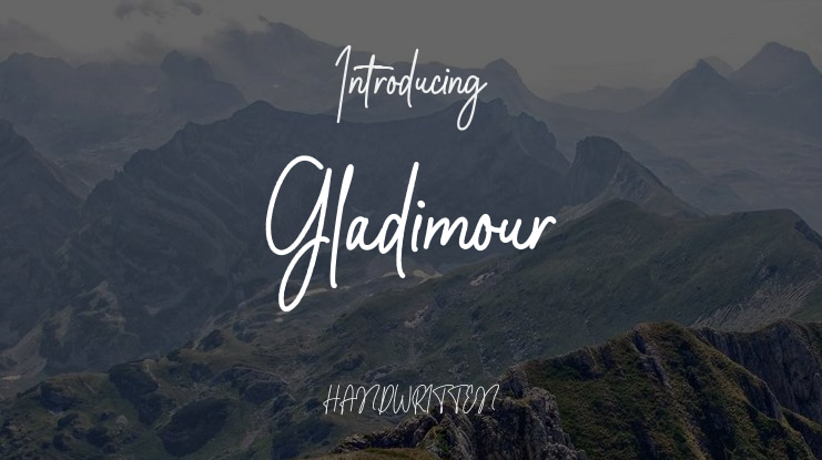 Gladimour Font