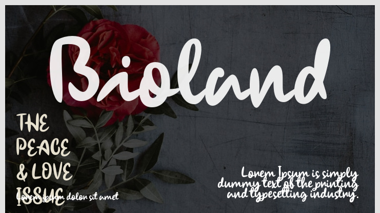 Bioland Font