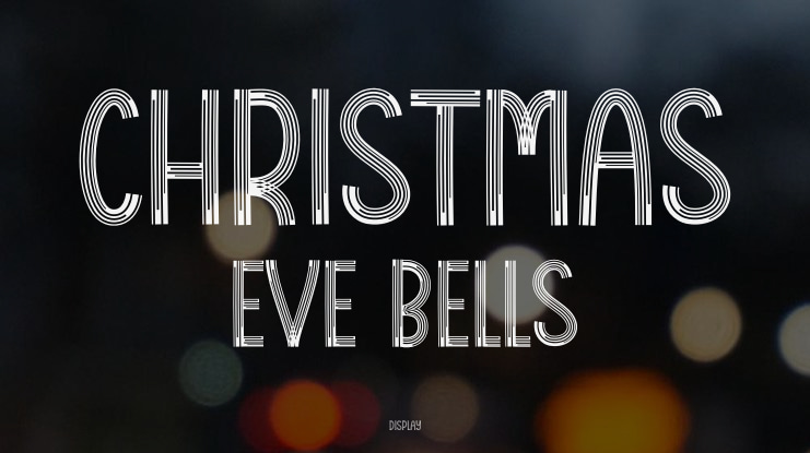 Christmas Eve Bells Font
