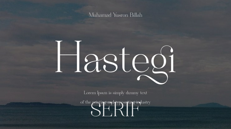 Hastegi Font