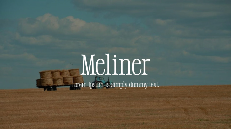 Meliner Font