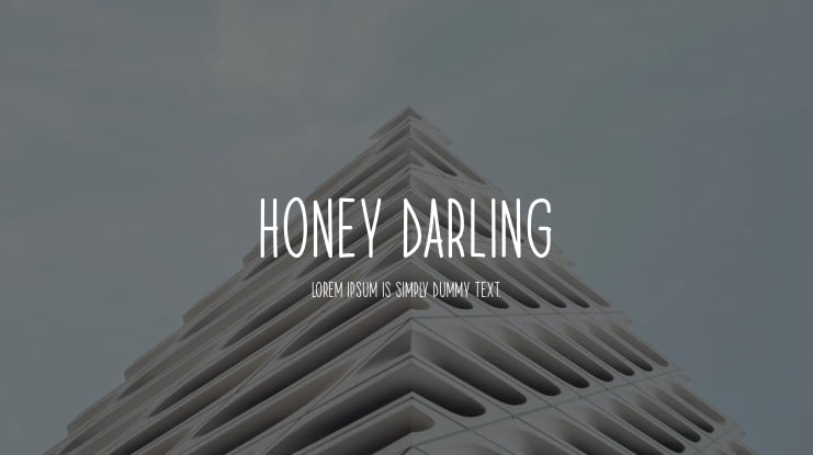 Honey Darling Font