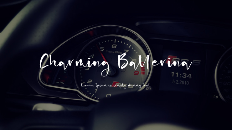 Charming Ballerina Font