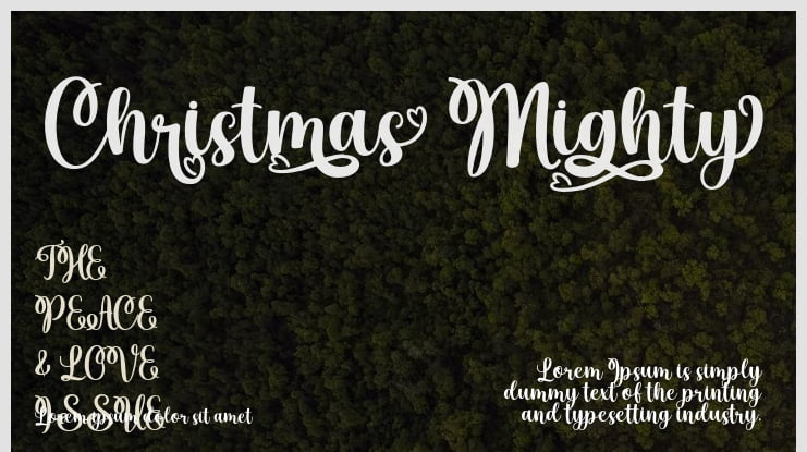 Christmas Mighty Font