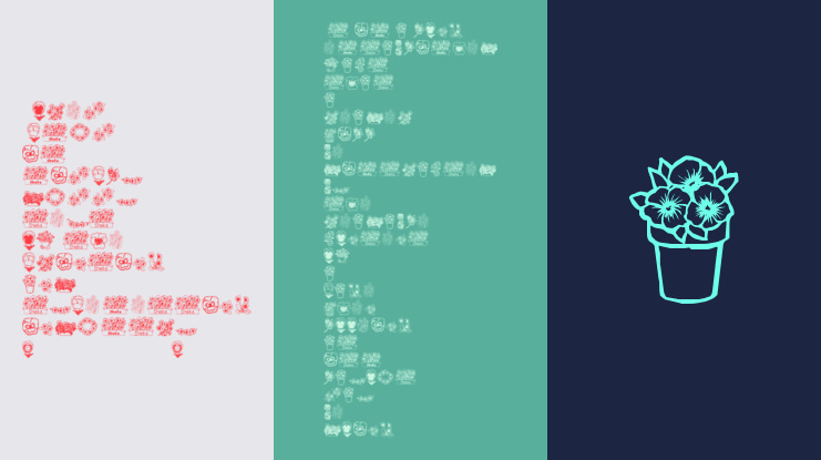 Pansies 4 Sheila Font