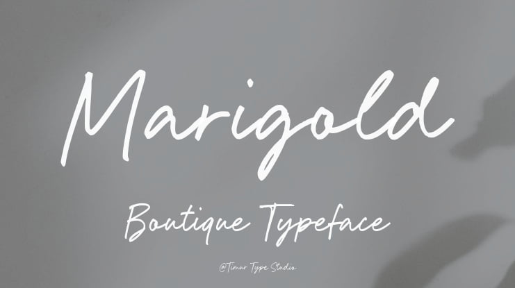 Marigold Boutique Font